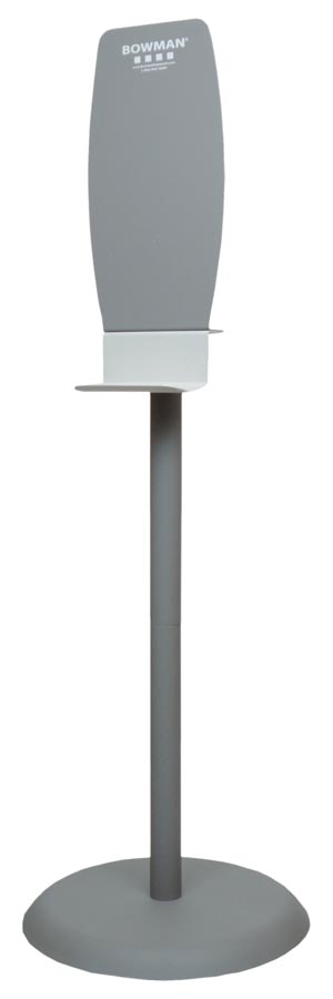 [KS102-0029] Bowman Floor Stand, Hand Sanitizer, Standard Back Plate For Use with Sanitizer