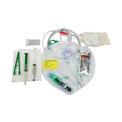 [897216] Bard Medical Bardex 16 Fr Silicone Indwelling Catheter Tray, 10/Case