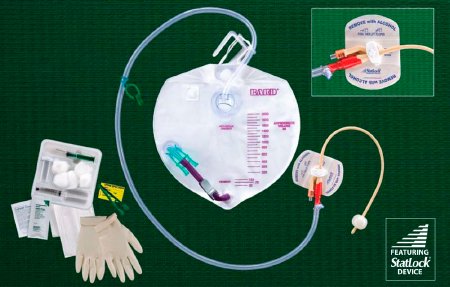 [947316] Bard Medical Lubri-Sil Advance Drainage Bag Foley Trays w/ 16 Fr Bardex Foley Catheter, 10/Case