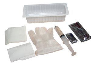 [AS890] Amsino Amsure® Foley Insertion Tray, Prefilled 30cc Syringe of Sterile Wate