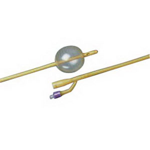[0165L 12] Bard Medical Bardex Lubricath 12 Fr Latex 2-Way Foley Catheters, 12/Case
