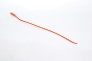 [0101 14] Bard Red Rubber Coude Urethral Catheter, Latex Coude Tip, One Eye, Sterile Single Use, 14FR
