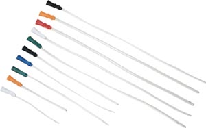 [AS861618] Amsino Amsure® PVC Intermittent Urethral Catheter, 16&quot;, Male, 18FR
