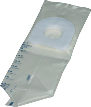 [AS409] Amsino Amsure® Infant Urine Collection Bag 200mL with Safe Adhesive, Sterile, Latex Free (LF)
