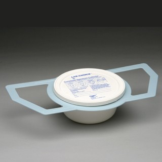 [2050] Medegen Commode Specimen Collection Container with Support Ring, Graduated, White