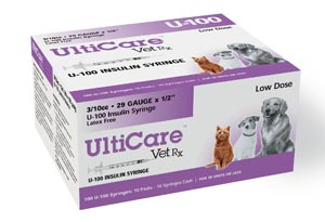[9230] Ultimed Ultricare Vetrx Diabetes Care U-100 Syringe, 29G x ½&quot;, 1/2cc