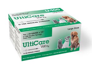 [09210] Ultimed Ultricare Vetrx Diabetes Care IU-100 Syringe, 29G x ½", 1cc
