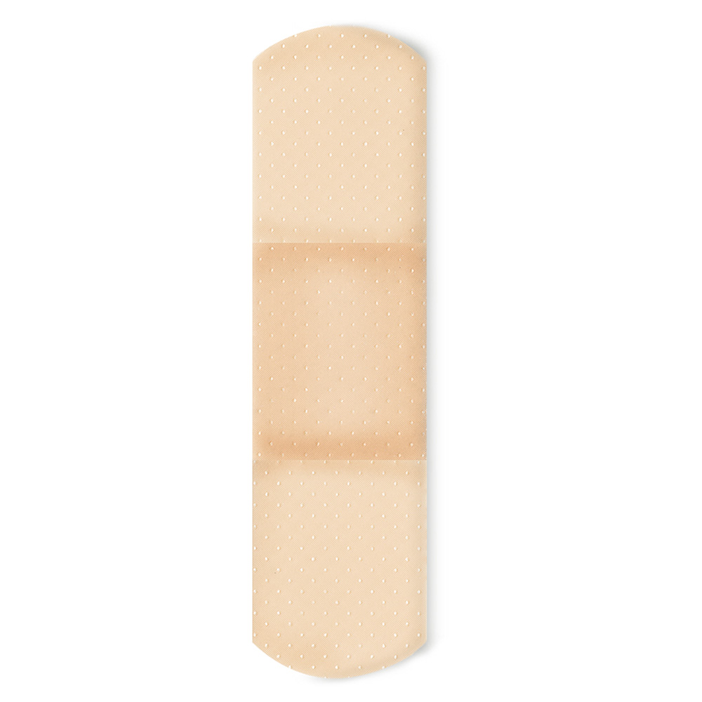 [152001] Dukal American White Cross 3/4 x 3 inch Sheer Adhesive Stat Strip Bandages, 1200/Pack