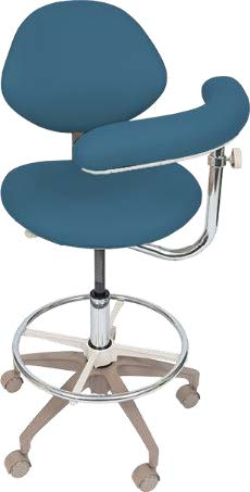 [3-050-1102] Summit Dental - Deluxe Assistant Stool