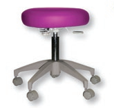 [VLD-R] Crown Seating Operator Stool Round Seat w/No Back