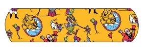 [15600] Nutramax Adhesive Bandages Circus® Characters, ¾" x 3", Stat Strip®, 100/bx