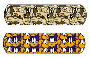 [1076737] Nutramax Looney Tunes™, Wile E. Coyote & Road Runner Adhesive Bandage, ¾" x 3", 100/bx
