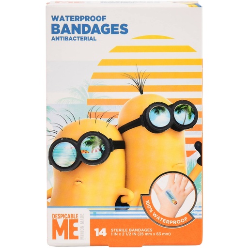 [183448] Aso Careband™ Decorated Despicable Me Bandages, 2.75" x 1.888" x 4.188", 20 bx