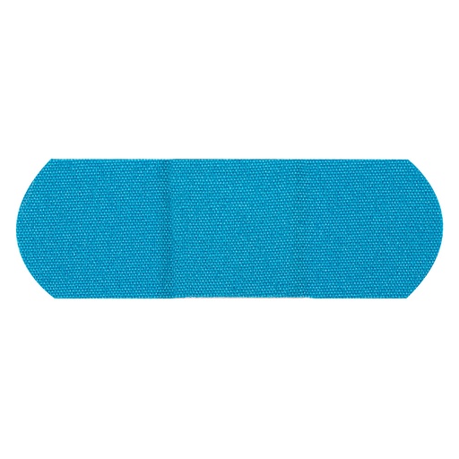 [1650025] Dukal American White Cross 1 x 3 inch Lightweight Flexible Fabric Adhesive Bandages, Blue, 1500/Pack