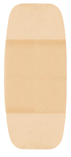 [1265033] Nutramax First Aid® Sheer Adhesive Bandage, 2" x 4", 10/bx