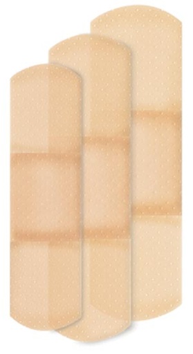 [1260033] Nutramax First Aid® Sheer Adhesive Bandage, Assorted Sizes, 80/bx