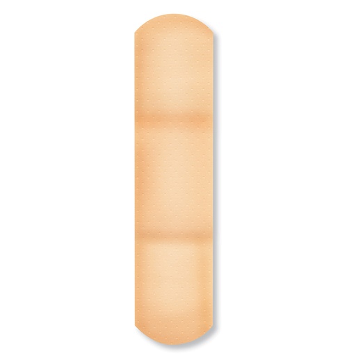 [997481] Dukal American White Cross 1 x 3 inch Plastic Adhesive Bandages, 7500/Pack