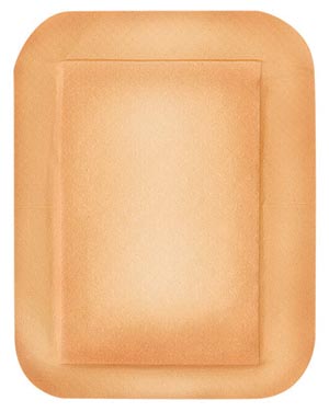 [1650000] Nutramax First Aid® Plastic Patch Adhesive Bandage, 2" x 3"