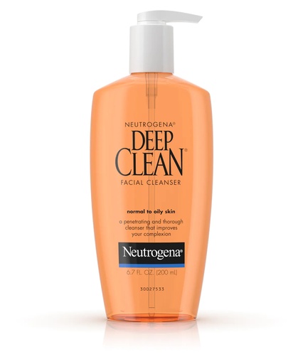 [005635] Johnson & Johnson Neutrogena 6.7 fl oz Deep Clean Facial Cleanser, 12/Case