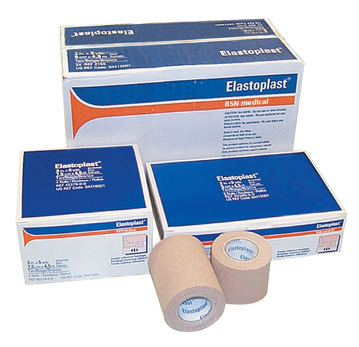 [04410001] BSN Medical Tensoplast Elastic Adhesive Bandages, 1" x 5 yds, Tan, 32cs