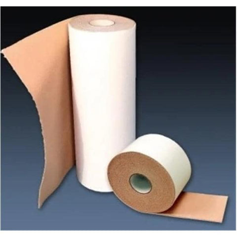 [040-09-012] Andover Moleskin 9 inch x 4 Yd. Cotton Extra Heavy Adhesive Wrap, Tan, 12/Case
