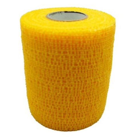 [3720YL-024] Andover Powerflex 2 inch x 6 Yd. Cohesive Self-Adherent Wrap Bandage, Yellow, 24/Case