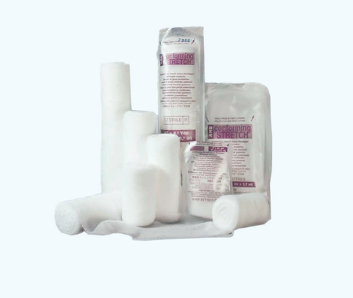 [A405] Amd Medicom Conforming Bandage, Stretch, 4" x 4.1 yds, NS, 12/bx, 8bx/case