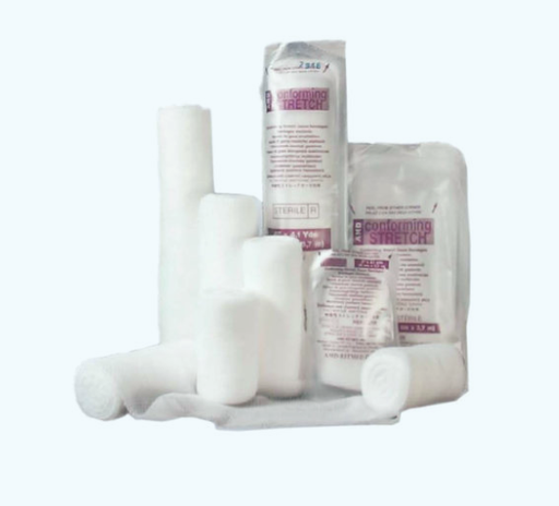 [A305] Amd Medicom Conforming Bandage, Stretch, 3" x 4.1 yds, NS, 12/bx, 8bx/case