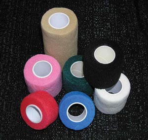 [A6061-LF] Amd Medicom Cohesive Bandages, 6" x 5 yds, NS, Tan, Latex Free, 12 bx