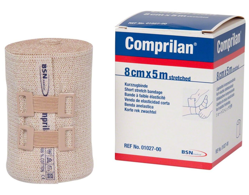 [01027000] BSN Medical Comprilan Compression Bandages, 8cm x 5m (3.1" x 5.5 yds), 1 rl/bx