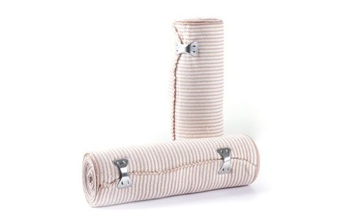 [A634] Amd Medicom Elastic Bandages with Velcro, 4" x 5 yds, Latex Free (LF), 50/bx