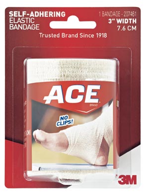 [207461] 3M™ Ace™ Brand 3" Athletic Bandage, Self-Adhesive