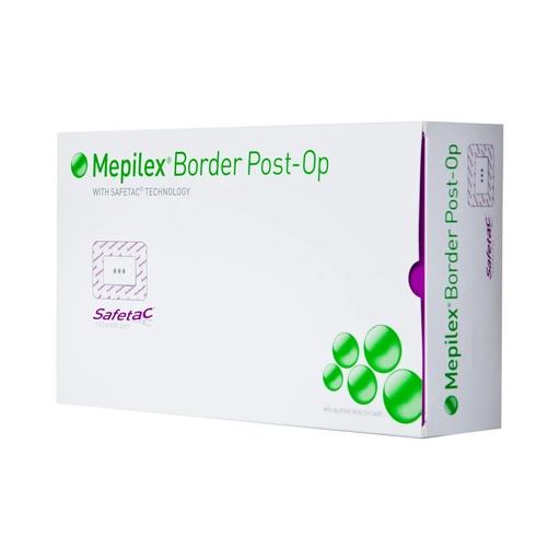 [496650] Molnlycke Mepilex 4 inch x 14 inch Foam Border Post-Op Dressings, White, 55/Case