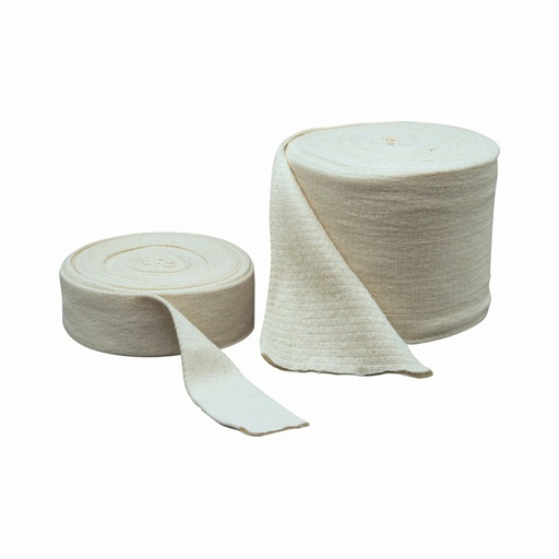 [131934-01] Molnlycke Dermafit 3.75 inch Size E Cotton and Elastic Tubular Support Bandage for Legs and Small Thighs, 2/Case