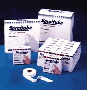 [GL242A] Integra Lifescience Surgitube® W/o Applicator, Sz 2AP, 1 1/8" x 50yds, White, Infant Leg, Finger