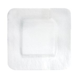 [89144] Integra Lifesciences Dudress® Film Top Barrier Island Dressing, 4" x 4", Sterile, 25/bx