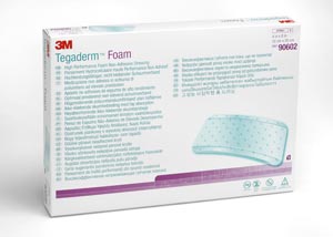 [90602] 3M™ Tegaderm™ Foam Dressing - Nonadhesive, 4" x 8"