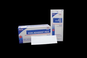 [138] Dukal Non-Adherent Pads, 3" x 8", 75 pk