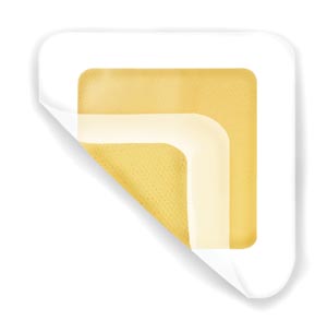 [31722] Integra Lifescience Medihoney® Hydrogel Colloidal Sheet Dressing, 2.8"x 2.8", 4.3" Adh Border