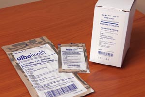 [212] Dukal Alba Xeroform Petrolatum Gauze Dressings, 1" x 8", 50 bx