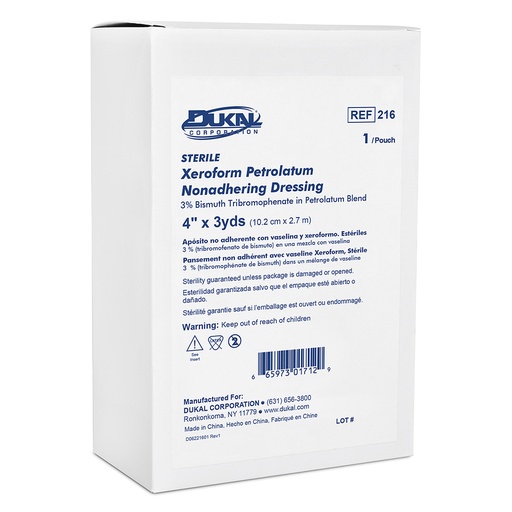 [216] Dukal 1 inch x 5 yds Waterproof Tape, 216/Pack