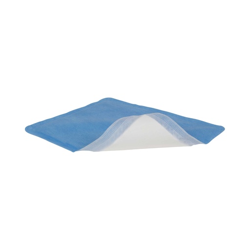 [610500] Molnlycke Mextra 9 inch x 13 inch Polyacrylate Super Absorbent Dressings, Blue and White, 40/Case