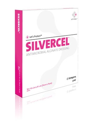 [800408] Acelity Silvercel® Non-Adherent Antimicrobial Alginate Dressing, 4&quot; x 8&quot;, Sterile