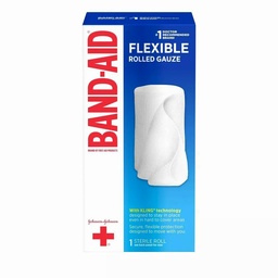 [116139] J&amp;J Band-Aid® First Aid Rolled Gauze, Conforming, 4&quot; x 2.5 yds, Sterile, 1/bx, 24 bx