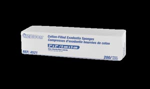 [4521] Medicom Exodontia Cotton-Filled Gauze, 2" x 2", 8-Ply, Non-Sterile