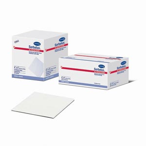 [48880000] Hartmann USA Sorbalux® IV Sponge, All-Purpose, Sterile, 4" x 4", 4-Ply, 50 pk