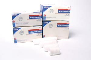 [456] Dukal Rolled Gauze, 6", Sterile, 2-Ply, 6 bg, 8 cs