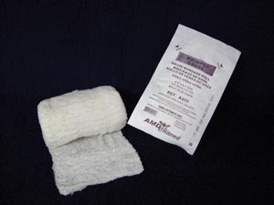 [A455] Amd Medicom Krimped Gauze Bandage Roll, 4½" x 4.1 yds, Sterile 1s, Soft Pouch, 6-Ply