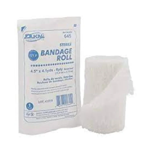 [25046] Adi Wovex Roll Gauze, Sterile, 100% Fluff Gauze, 4.5" x 4.1 Yards