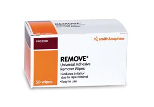 [403100] Smith &amp; Nephew Remove® Adhesive Remover Wipes, 50/pkg